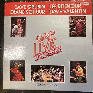 Dave Grusin, Lee Ritenour, Diane Schuur & Dave Valentin - GRP Live In Session LP (VG+/VG+) -jazz-